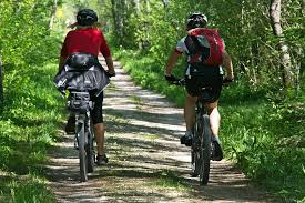 cycling couple